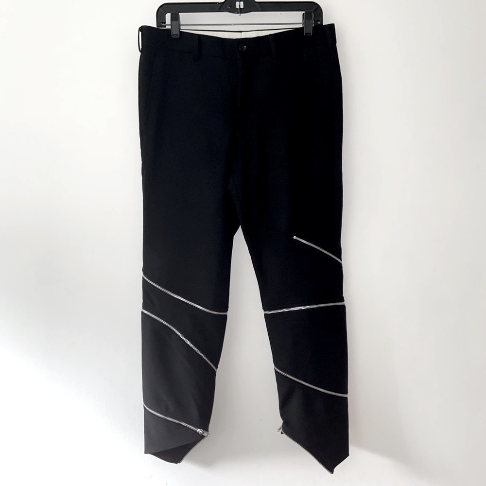 Comme des Garçon Cropped Wool Trousers/Pants zip closure throughout Men’s M UNI 